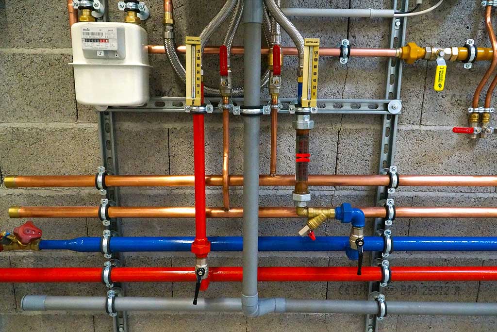 Commercial water piping system